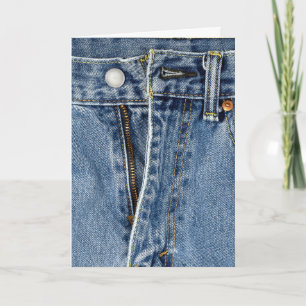 Blauwe jeans dieet aanmoediging kaart