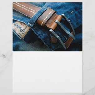 Blauwe jeans flyer