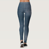 Blauwe Jeans Leggings (Achterkant)