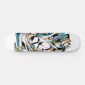 Blauwe joker skateboard deck (Horizontaal)