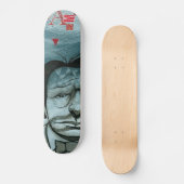 Blauwe Jongen Skateboard (Voorkant)