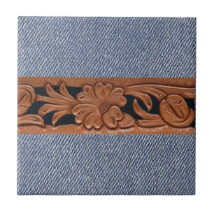 Blauwe jood en gordel tegeltje