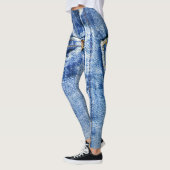 Blauwe joodse Leggings (Links)