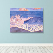 Blauwe kaap, golfeffect, c.1893 canvas afdruk (Insitu (Houten vloer))