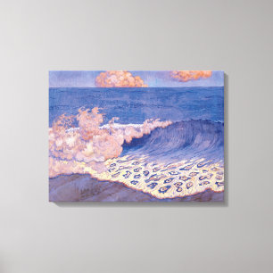 Blauwe kaap, golfeffect, c.1893 canvas afdruk