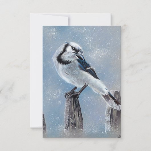 Blauwe kaart voor jodenvogels (Voorkant)