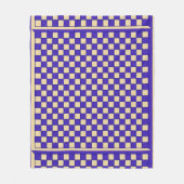 Blauwe kaas fleece deken (Voorkant)