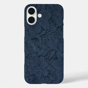 blauwe kant afdrukken iPhone 16 plus hoesje