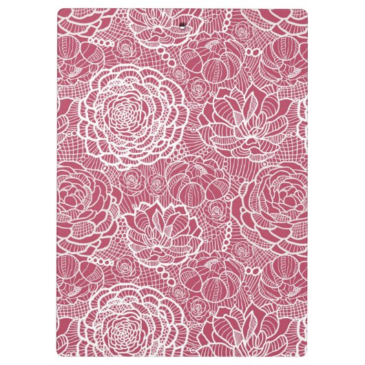 Blauwe kant blokachtergrond klembord (Achterkant)