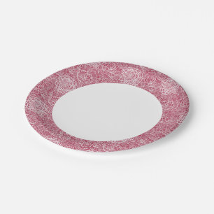 Blauwe kant blokachtergrond papieren bordje