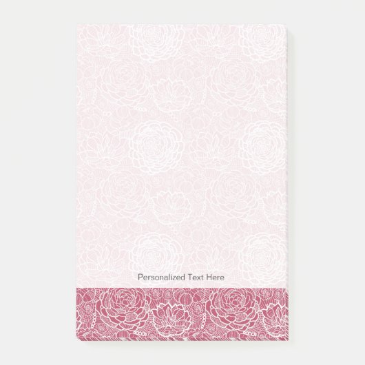 Blauwe kant blokachtergrond post-it® notes (Voorkant)