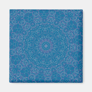 Blauwe kant magneet