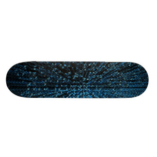 Blauwe kaos Cosmic Skateboard Deck