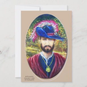 Blauwe Kaper van Toscane Feestdagenkaart