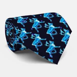 Blauwe Kariboe (Rendier) Stropdas