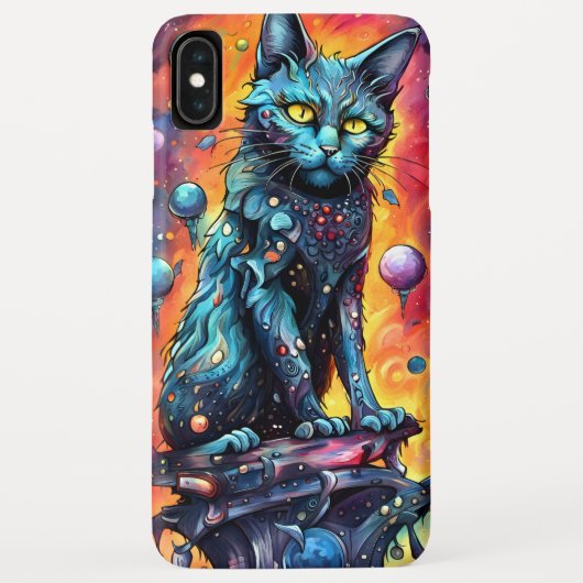 Blauwe kat I Case-Mate iPhone Case (Achterkant)
