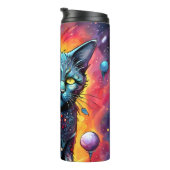 Blauwe kat I Thermosbeker (Geroteerd rechts)