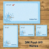 Blauwe Kat met Vioolnotities Post-it® Notes