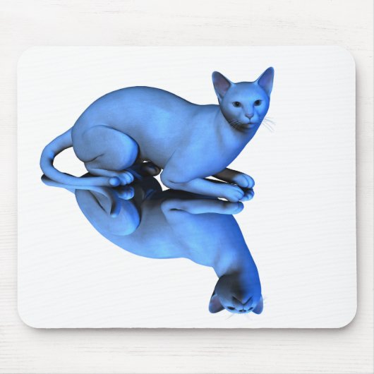 Blauwe kat muismat (Voorkant)