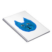 Blauwe kat notitieboek (Rechterzijde)