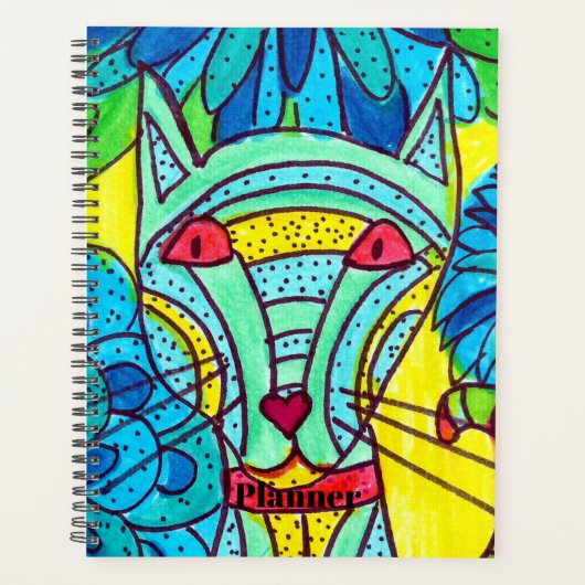 Blauwe Kat Planner (Voorkant)