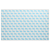 Blauwe kat stof (Yard (91,4 cm))