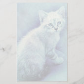 Blauwe kattebakker briefpapier (Achterkant)