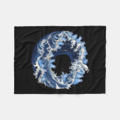 Blauwe katten voor Kamala Fleece Deken (Voorkant (Horizontaal))