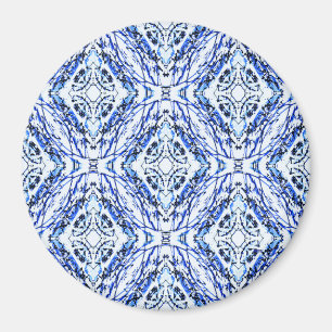 Blauwe Keltische kruisingen..... Magneet