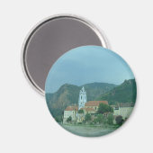 Blauwe kerk in Dürnstein Magneet (Voorkant / Achterkant)
