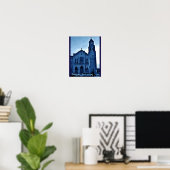Blauwe kerk poster (Thuiskantoor)