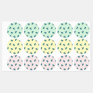 Blauwe kers labels