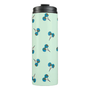 Blauwe kers thermosbeker