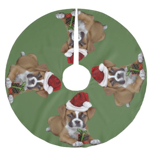 Blauwe kerstboomrok kerstboom rok (Voorkant)