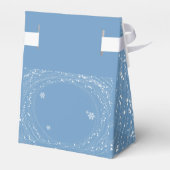 blauwe kerstcadeaudoos bedankdoosjes (Achterkant)