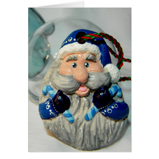 Blauwe Kerstman II (Voorkant)