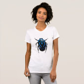 Blauwe Kever Grappig T-shirt (Voorkant volledig)