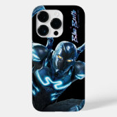 Blauwe kever springende karakter kunst Case-Mate iPhone case (Achterkant)