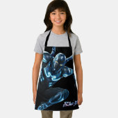 Blauwe kever springende karakter kunst schort (Insitu)