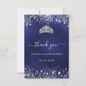 Blauwe kiekendief bedankkaart (Voorkant)