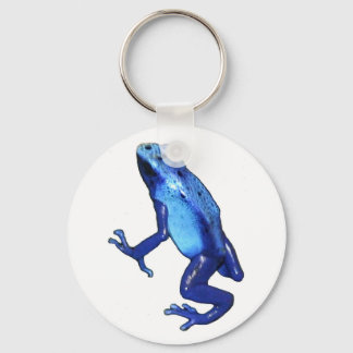 blauwe kikker sleutelhanger