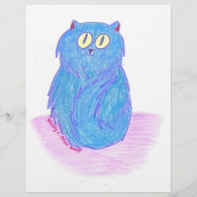 Blauwe Kitten (Voorkant)