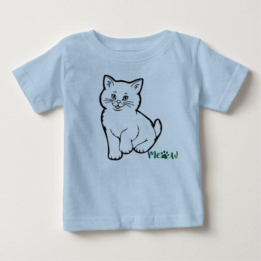 Blauwe kitten  (Voorkant)