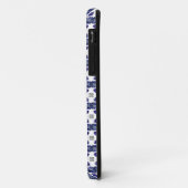 Blauwe klaver Case-Mate iPhone case (Achterkant/links)