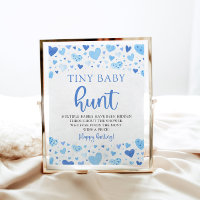 Blauwe kleine schat kleine baby jacht douche spel