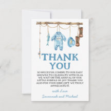 Blauwe Kleine Visser Baby Shower