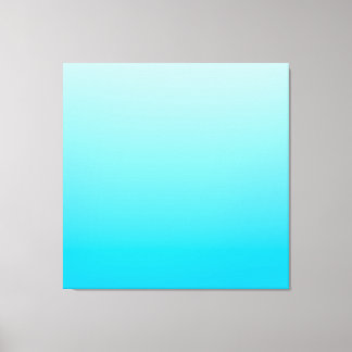 Blauwe kleur verloop achtergrond canvas afdruk