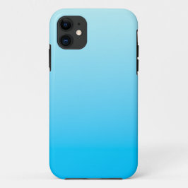 Blauwe kleur verloop achtergrond iPhone 11 hoesje