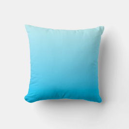 Blauwe kleur verloop achtergrond kussen