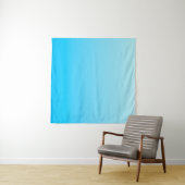 Blauwe kleur verloop achtergrond wandkleed (In Situ (horizontaal))
